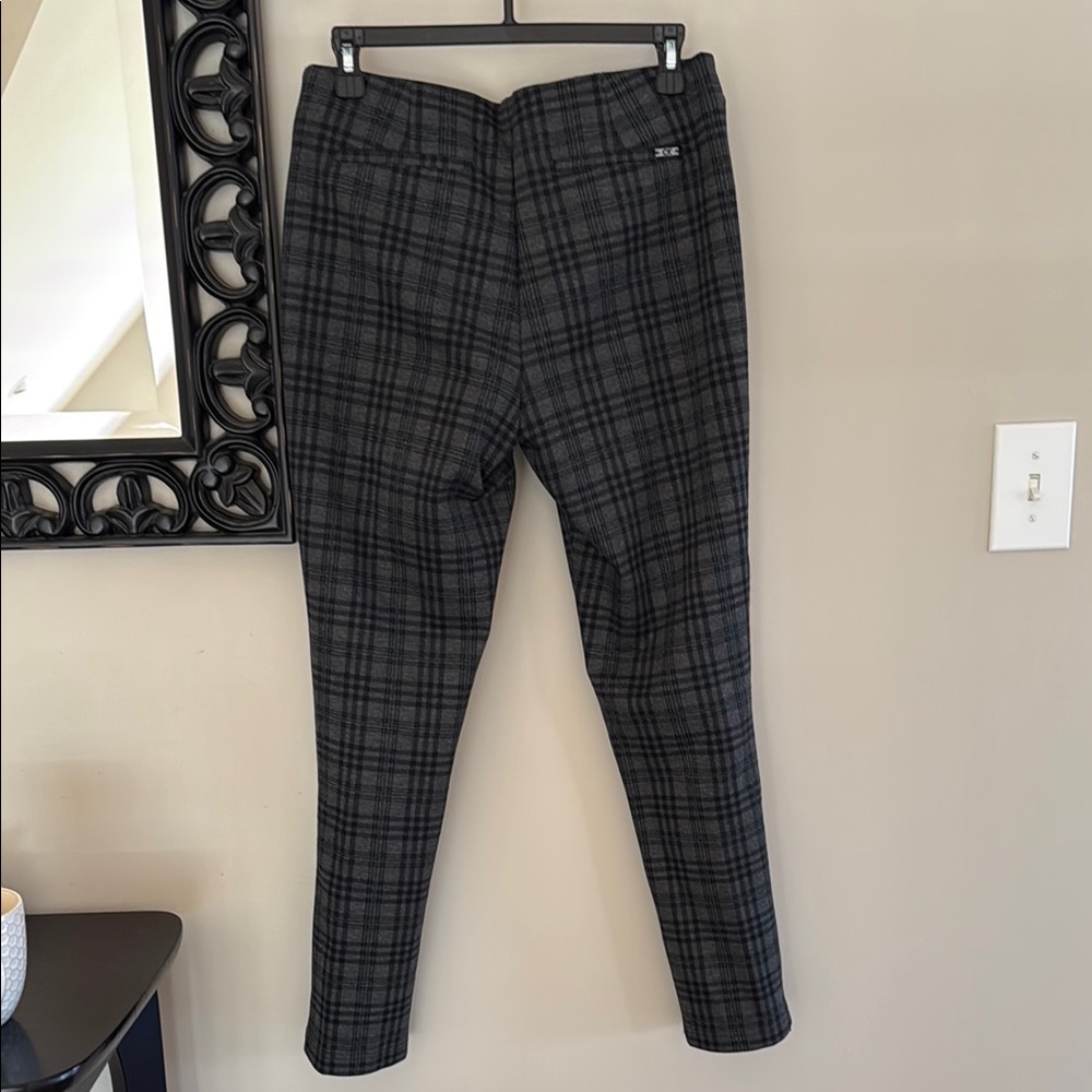 Calvin Klein Gray Pants Windowpane Pattern Great … - image 3
